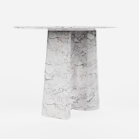 <a href="https://www.galeriegosserez.com/artistes/mohasseb-georges.html">Georges Mohasseb</a> - Shell - Console (Calacatta)